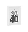 ATMOSPHERA - Cadre photo en Bois Blanc pour Photo 30 x 40 cm - vignette