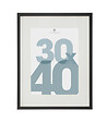 ATMOSPHERA - Cadre photo en Bois Noir pour Photo 30 x 40 cm - vignette