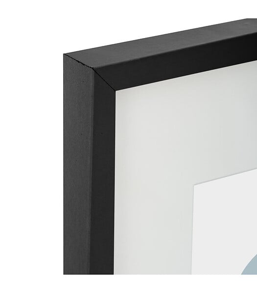 ATMOSPHERA - Cadre photo en Bois Noir pour Photo 30 x 40 cm - large