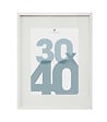 ATMOSPHERA - Cadre photo en Bois Blanc pour Photo 30 x 40 cm - vignette