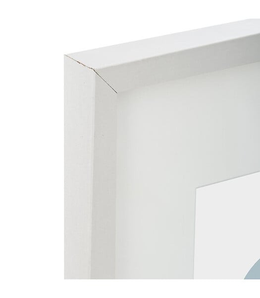 ATMOSPHERA - Cadre photo en Bois Blanc pour Photo 30 x 40 cm - large
