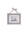 ATMOSPHERA - Cadre photo en Bois avec Ruban  pour photo 17 x 12 cm - vignette