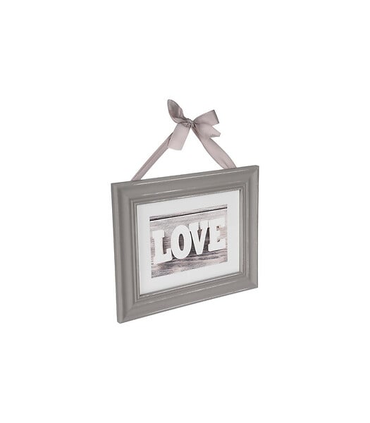 ATMOSPHERA - Cadre photo en Bois avec Ruban  pour photo 17 x 12 cm - large
