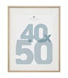 ATMOSPHERA - Cadre photo en Bois Naturel pour Photo 40 x 50 cm - vignette