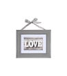 ATMOSPHERA - Cadre photo en Bois avec Ruban  pour photo 17 x 12 cm - vignette