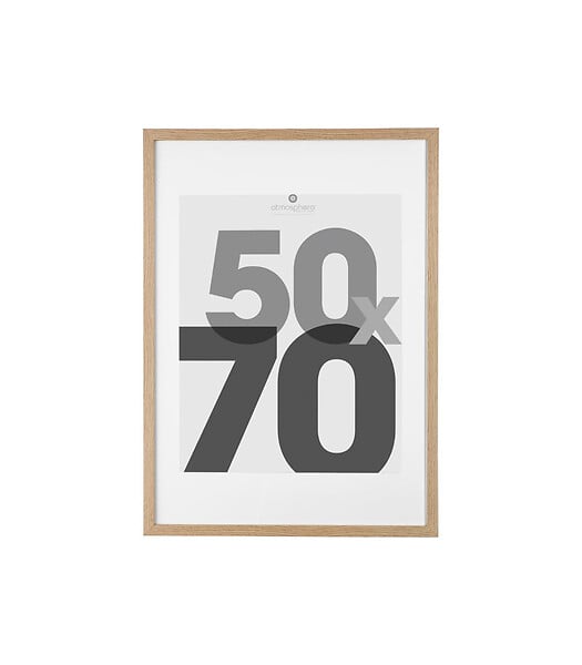 ATMOSPHERA - Cadre Photo Beige Naturel pour Photo 50 x 70 cm - large