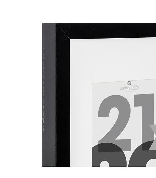 ATMOSPHERA - Cadre photo en Bois Noir pour Photo 21 x 30 cm - large