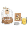 ATMOSPHERA - Coffret Citronnelle Cage en métal Bougie parfumée citronnelle et 20 Cônes d'encens avec support - vignette