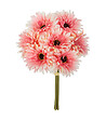 ATMOSPHERA - Bouquet de Fleurs artificielles 7 Gerberas D. 17 x H. 26 cm - vignette