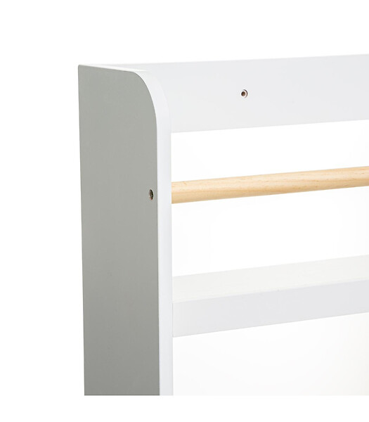ATMOSPHERA - Bibliothèque Enfant Blanche 4 étages H 118 cm - large