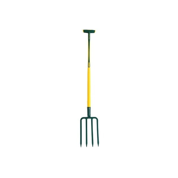 LEBORGNE - Fourche À Bêcher Douille 30 Cm - Manche Novagrip Béquille - large