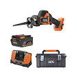 AEG - Pack AEG 18V - Scie sabre Subcompact Brushless 23 mm - Batterie 4.0 Ah - Chargeur - Caisse de rangement - vignette