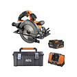 AEG - Pack AEG 18V - Scie circulaire Brushless 190 mm - Batterie 4.0 Ah - Chargeur - Caisse de rangement - vignette