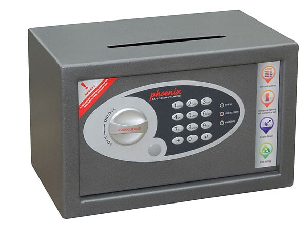 PHOENIX SAFE - Coffre Fort De Dépôt Vela Ss0801ed - large