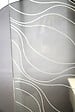 ONDEE - Paroi de douche ONDA - Verre trempé 8mm - Sérigraphie Givrée à motif - 120x200cm - vignette