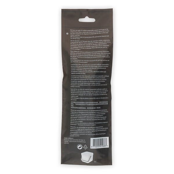 BRABANTIA - Sacs compostables pour poubelle - Code S - 6L - Vert - large