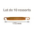 KANGUI - KANGUI Lot de 10 ressorts Gold 175mm pour trampoline de jardin - vignette