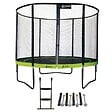 KANGUI - Trampoline Ø 300cm + filet de sécurité + échelle + kit ancrage - PUNCHI 300 Vert - vignette