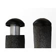 KANGUI - KANGUI Lot de 8 capuchons de poteaux noir 25mm pour trampoline - vignette