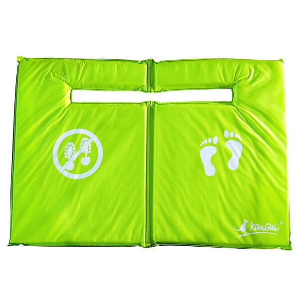 KANGUI - KANGUI Tapis de sol universel pour trampoline - Réversible noir ou vert - large