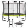 KANGUI - Trampoline Ø 360cm + filet de sécurité + échelle + bâche - PUNCHI 360 Vert - vignette