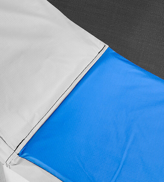 KANGUI - KANGUI Coussin de protection trampoline Ø 360 cm - Bleu et Gris - large