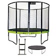 KANGUI - Trampoline Ø 300cm + filet de sécurité + échelle + bâche - PUNCHI 300 Vert - vignette