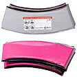 KANGUI - KANGUI Coussin de protection trampoline Ø 360 cm - Rose et Gris - vignette