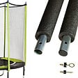 KANGUI - 1 poteau standard Ø25 mm trampoline Jumpi avec mousse et visserie - vignette
