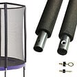 KANGUI - KANGUI Un poteau de filet de sécurité Ø32mm pour trampolines (longeur 212 cm) - vignette