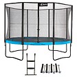 KANGUI - Trampoline Ø 430cm + filet de sécurité + échelle + kit ancrage - PUNCHI 430 Bleu - vignette