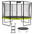 KANGUI - Trampoline Ø 430cm + filet de sécurité + échelle + bâche - PUNCHI 430 Vert - vignette