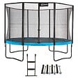 KANGUI - Trampoline Ø 360cm + filet de sécurité + échelle + kit ancrage - PUNCHI 360 Bleu - vignette