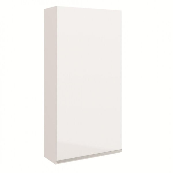 PLANETE BAIN - Armoire de salle de bain 40x80 laqué blanc brillant à suspendre - large