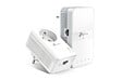 TP-LINK - Kit CPL AV1000 Gigabit WiFi AC avec prise gigogne TP LINK TL WPA7617 Blanc - vignette
