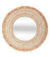 ATMOSPHERA - Miroir mural Tressé naturel D 67 cm - vignette