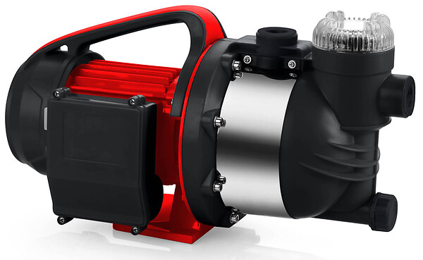 Pompe D'arrosage Jardin Pompe D'arrosage Master Pumps 1100W - Débit 4600L/h - Hauteur 45m - Inox Pompe Surface 1100W