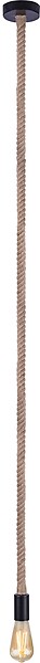 GLOBO - Suspension métal, corde en chanvre E27 - large