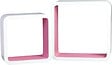 DECOSYSTEM - DSX2 set 2 cube bicolor bleu - vignette