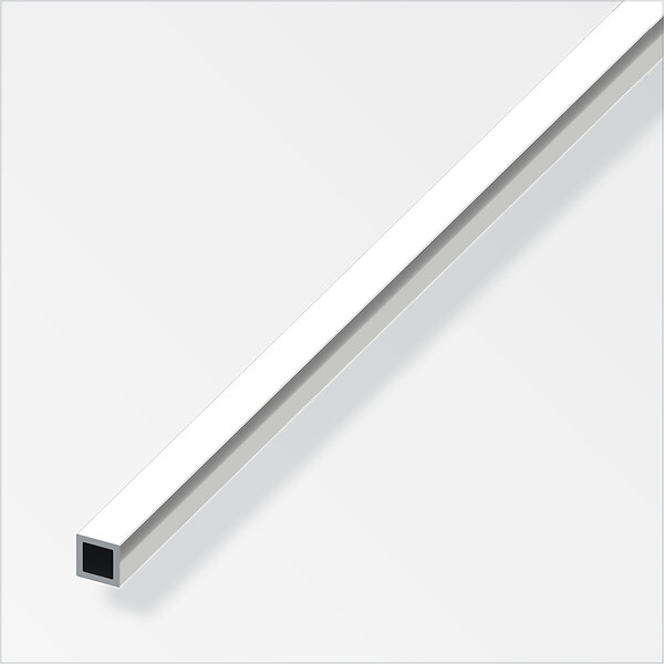 ALFER - Tube carré 10x10 alubrillant1m - large