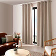 C MA DECO - Rideau occultant 8 œillets 140x240cm - Naturel - vignette
