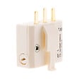ZENITECH - Fiche DCL 2P+T boîte applique + point de centre Blanc - vignette