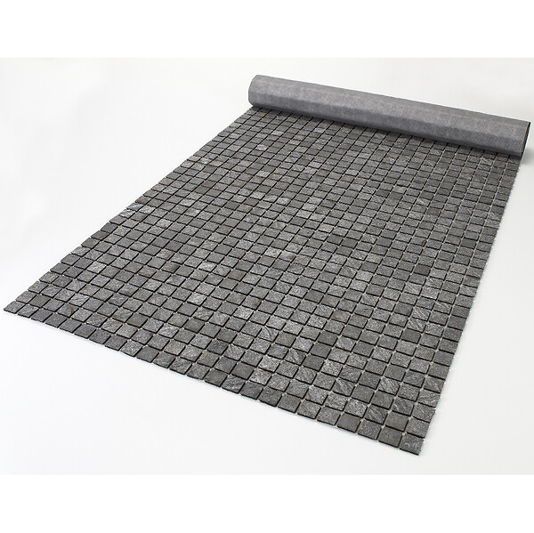 U-TILE - Mosaïque en pierre naturelle 100 x 50 cm - carreau 2,5 x 2,5 cm roche de mer - large
