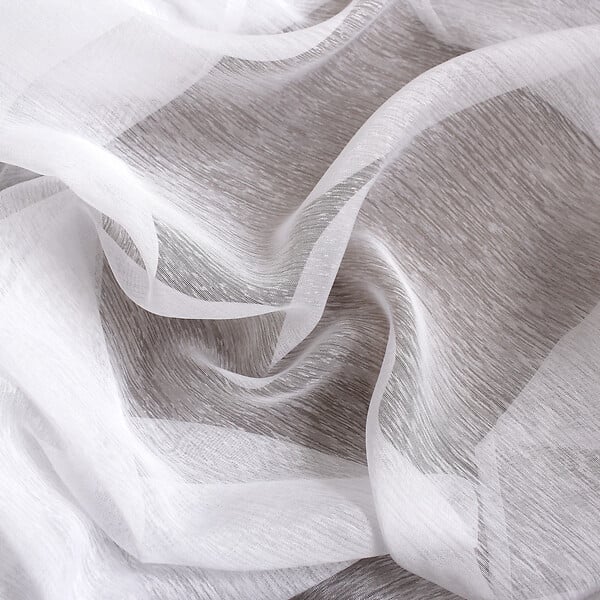 C MA DECO - Paire de voilages - Blanc - L.140xl.220cm - large