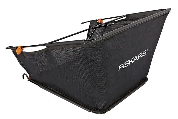 FISKARS - Bac de ramassage pour tondeuses - Modèle StaySharpT Max - 16L - large
