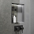 U-TILE - Niche de douche à carreler - format intérieur 40 x 40 cm - 15 cm de profondeur - vignette