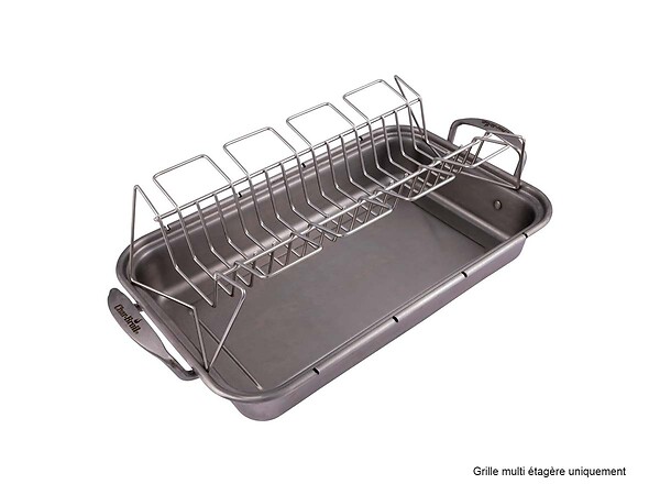JARDIDECO - Grille multi-étagère en inox Grill+® - Char-Broil - large