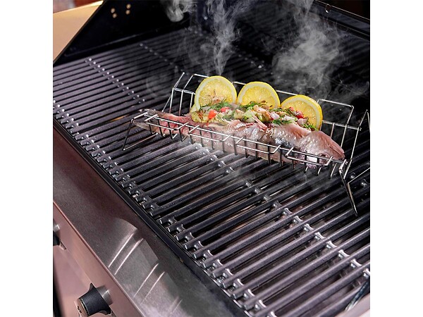 JARDIDECO - Grille multi-étagère en inox Grill+® - Char-Broil - large