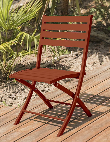 CITY GARDEN - Chaise de jardin pliante en aluminium - MARIUS - large