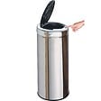 KITCHEN MOVE - Poubelle de cuisine push TOKYO Argent Acier inoxydable 50 L - vignette